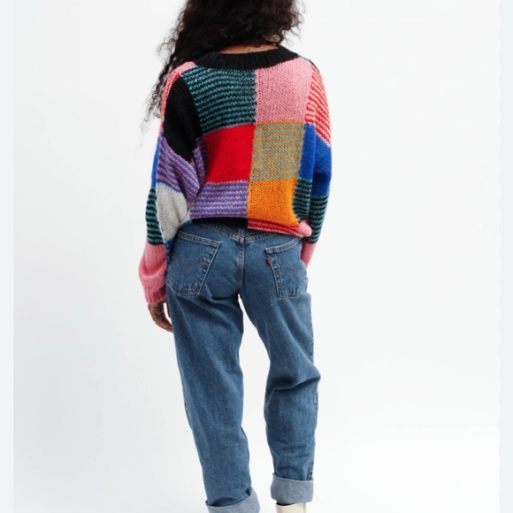 STINE GOYA Sana Color block, Crew Neck Sweater, XL - Picture 4 of 10